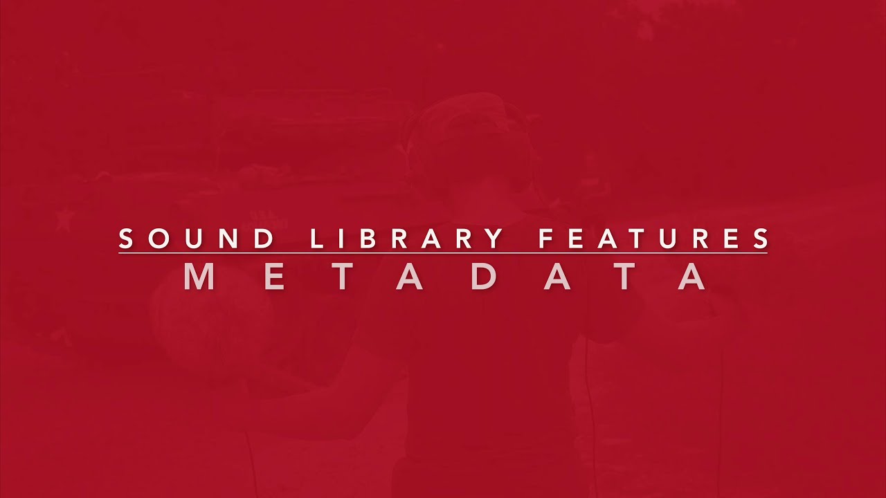 PPP Sound Library Features 5 - Metadata