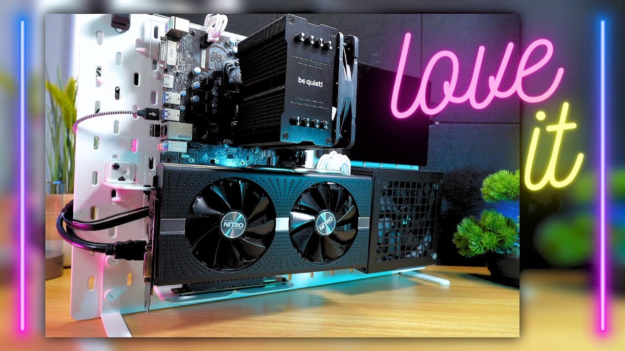 DIY $13 WALL MOUNTED  GAMING PC BUILD - IKEA HACK