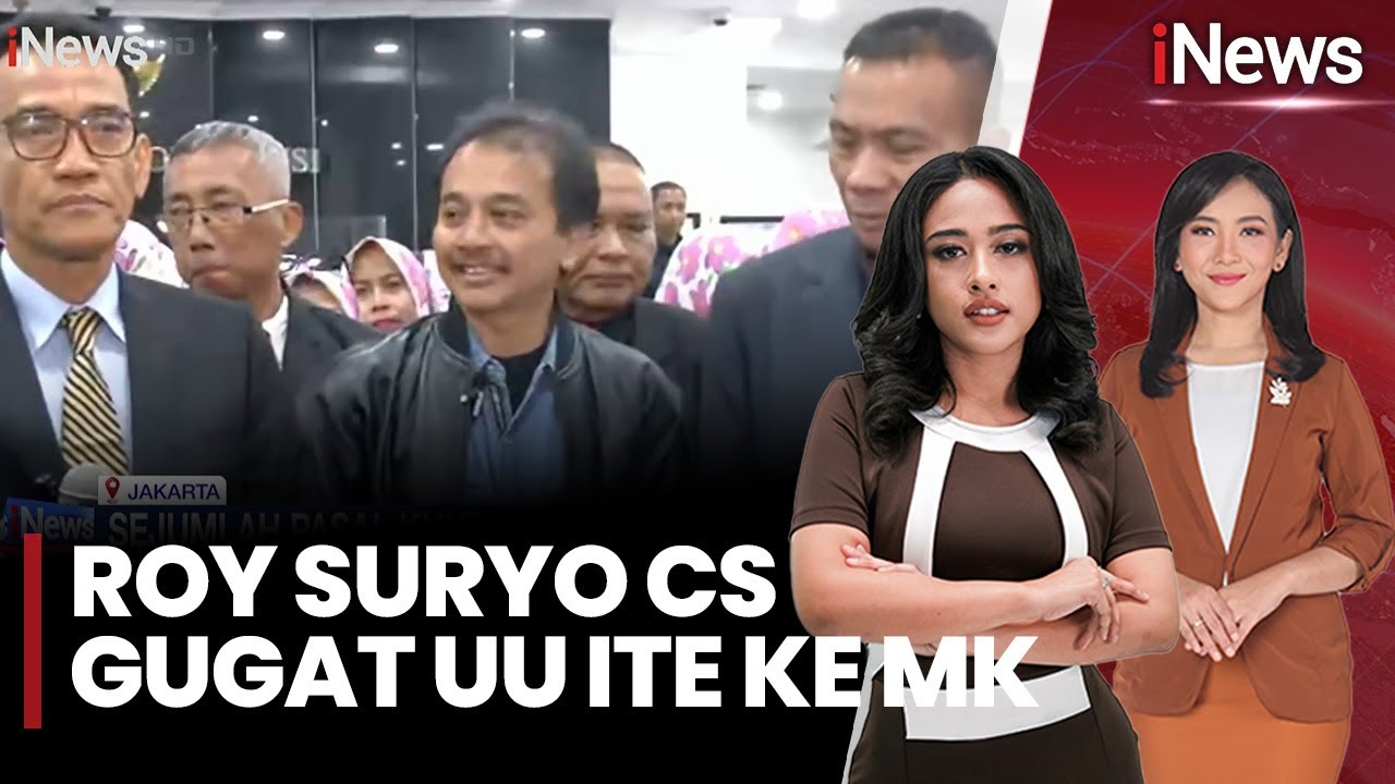 Roy Suryo Cs Ajukan Uji Materi UU ITE dan KUHP ke Mahkamah Konstitusi |iNews Sore (01/02)