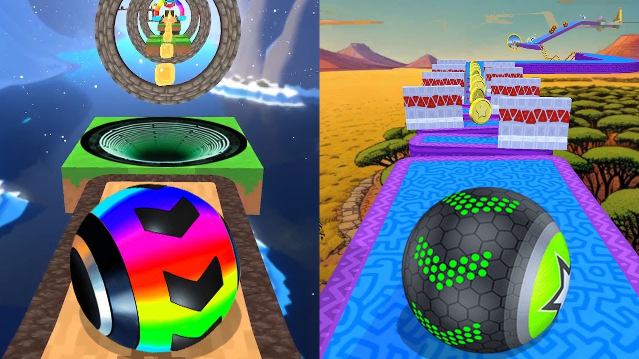 🏳️‍🌈Going Balls VS Super Rolling Balls BIG UPDATE Top Tiktok Gameplay Funny Race SpeedRun Hard Level