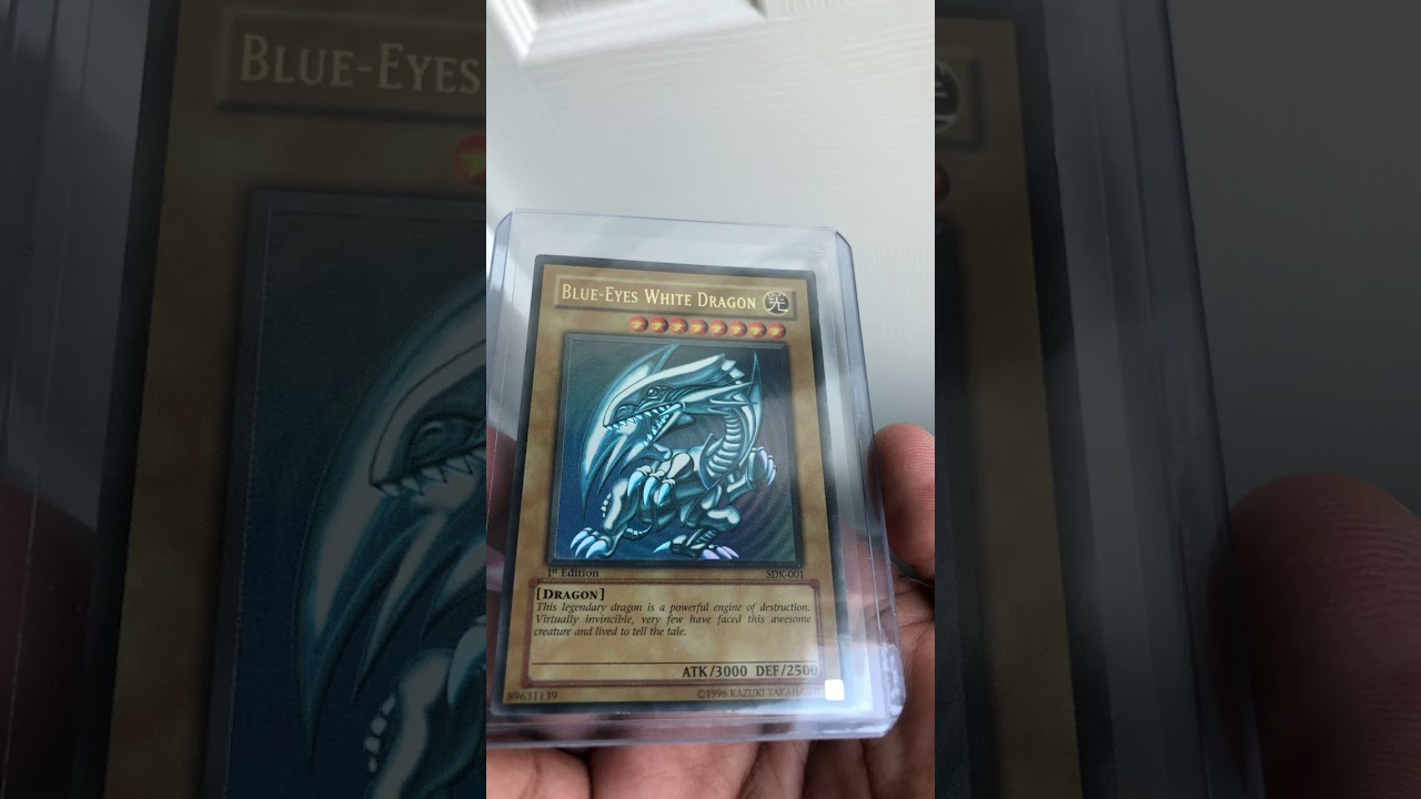 Blue Eyes White Dragon 1st Edition!! Going up for grabs!! 