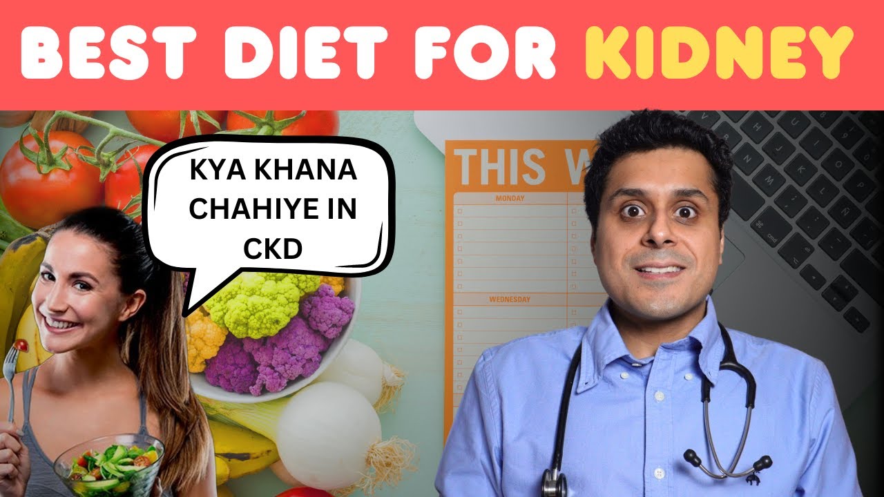Best DIET for KIDNEY Patients with High Creatinine  | Foods to SLOW CKD #dietforkidneypatients