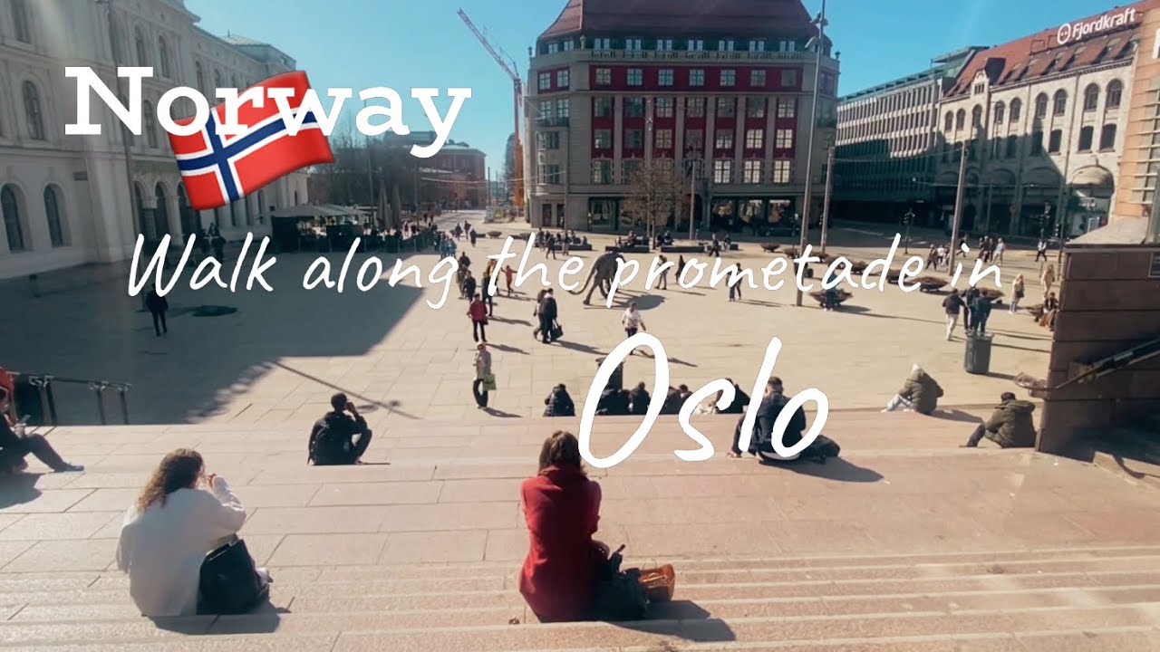 Norway🇳🇴/ Walk along the promenade in Oslo #oslo #travel #citywalk #norwaylife
