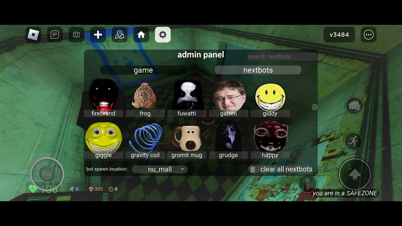 nextbots ultimate - caterpillar removed, nn_poolroom, nn_dreammaze, nn_hotels, see