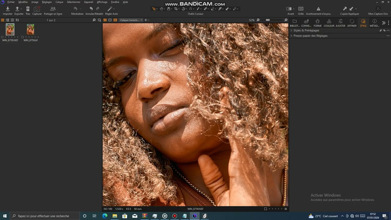 Retouche peau PRO avec Capture One + SkinFiner (2026)
