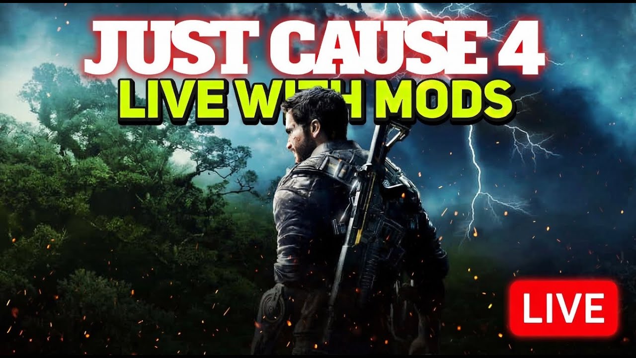JUST CAUSE 4 FREE ROAM MODS LIVE! Unlimited Chaos & Destruction 🔥