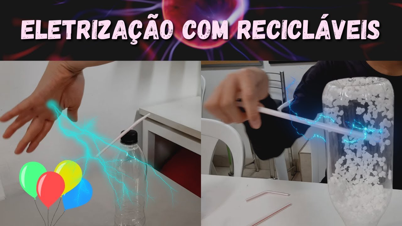 Experiências de eletrização por atrito