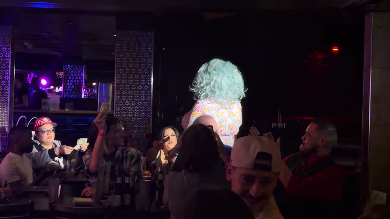 Angel Phoenix at Dine & Drag inside ​ Hamburger Mary’s Las Vegas 