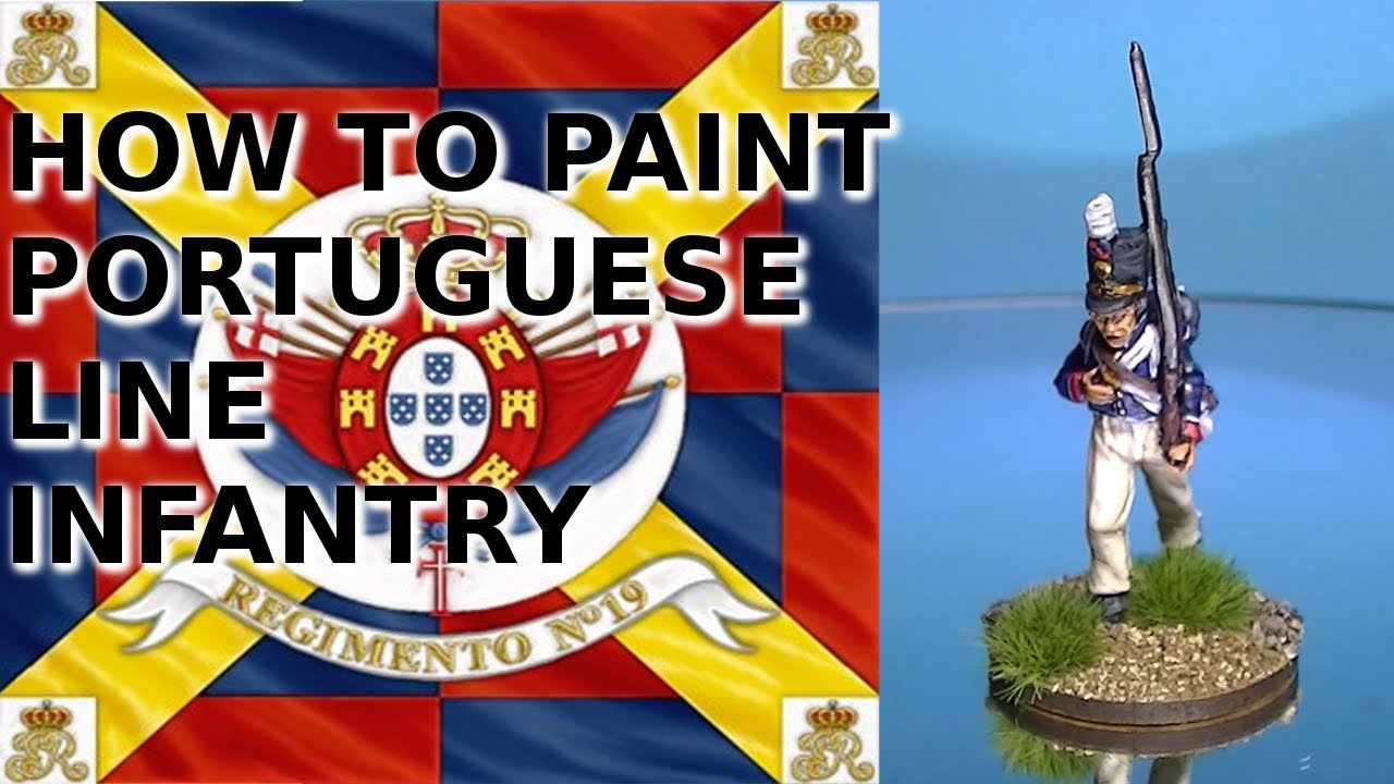 Artmaster Studio: How to Paint Portuguese Line Infantry