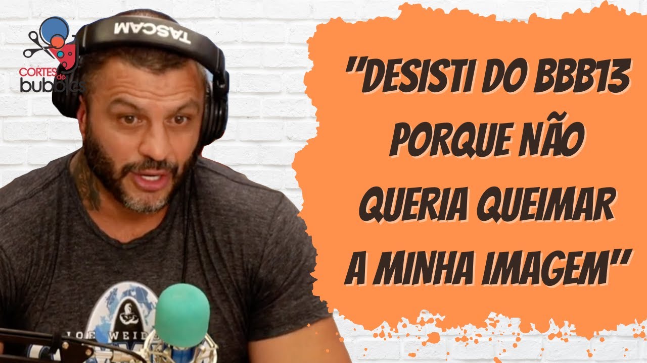 POR QUE BAMBAM DESISTIU DO BBB13? | Kleber Bambam | Cortes do Bubbles
