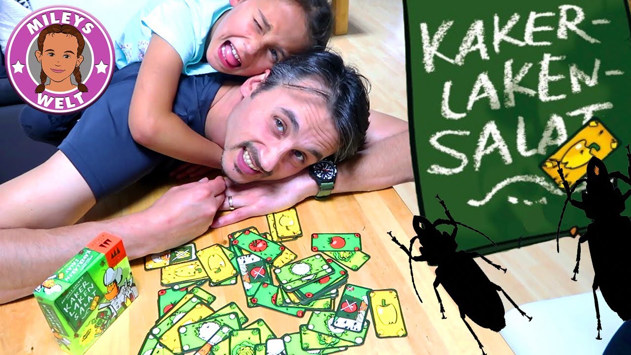 KAKERLAKEN SALAT Kartenspiel - Konzentration und schnelles Denken | Mileys Welt