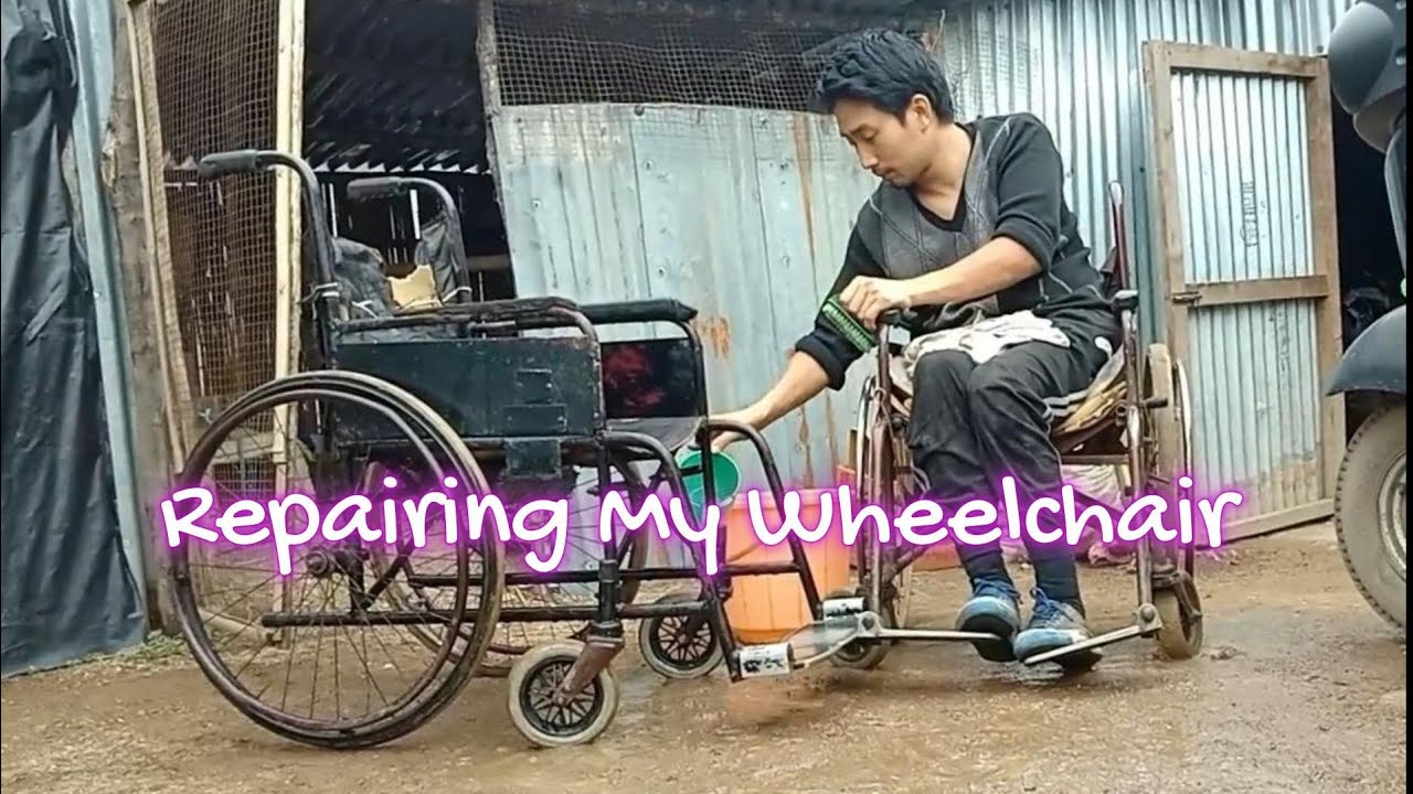 REPAIRING MY WHEELCHAIR // DISABLE LIFE