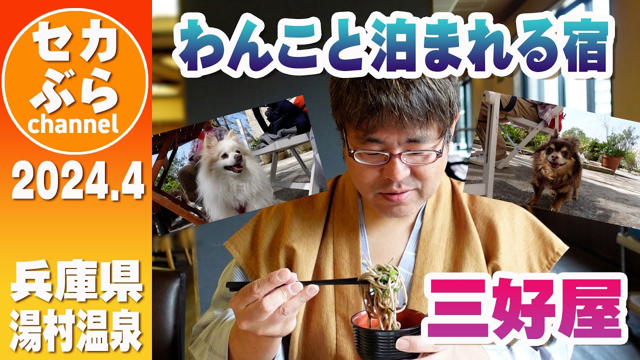 【兵庫県】ワンコと一緒！湯村温泉 湯快リゾート三好屋 大江戸温泉物語三好屋