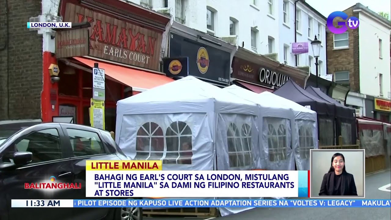 Bahagi ng Earl's Court sa London, mistulang 
