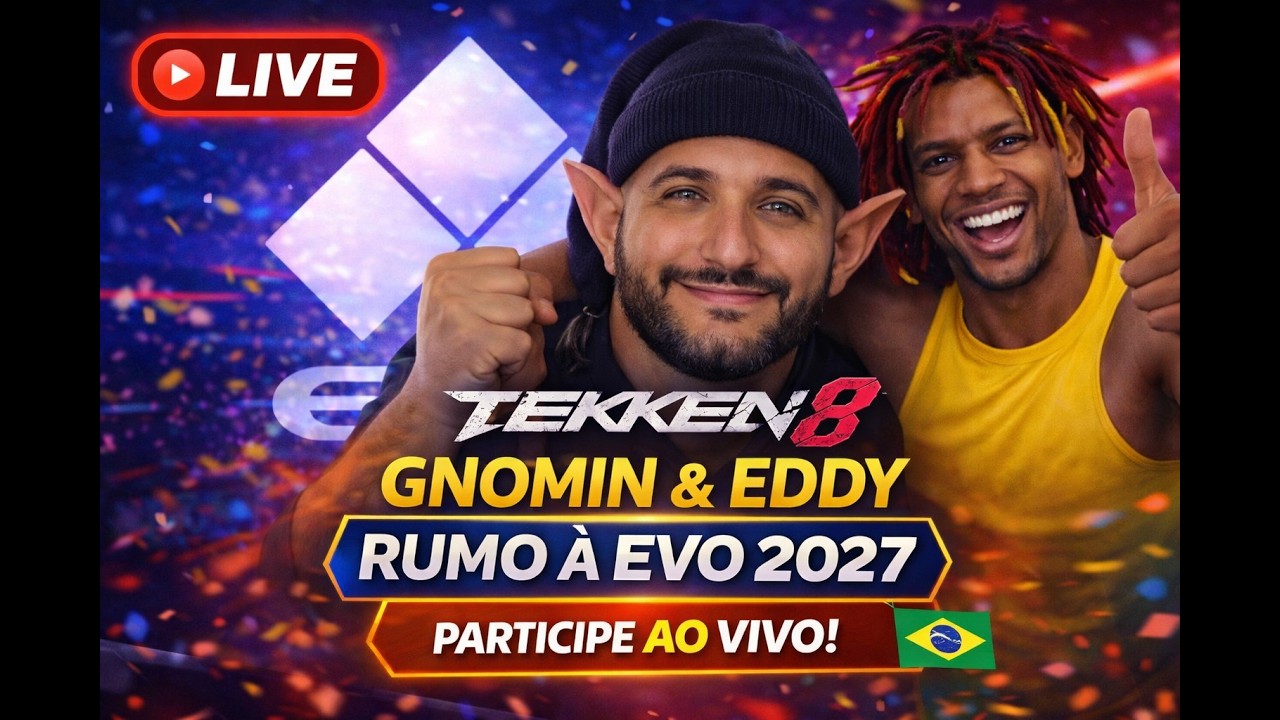 GNOMIN & EDDY NA RANKED 🔥 RUMO À EVO 2027 | META DA VIAGEM NA TELA