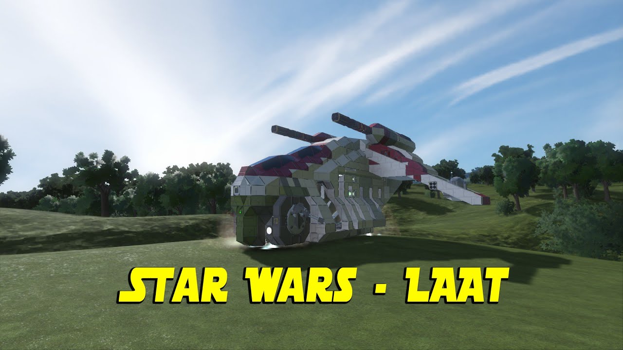 Space Engineers Workshop | Star Wars LAAT Gunship!