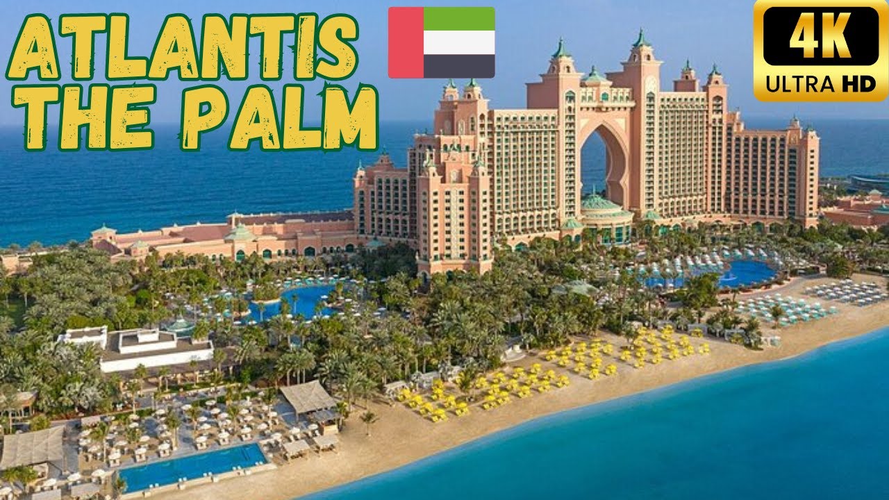 【4K】Atlantis The Palm с лаунджем - Полная Пешеходная Экскурсия - 60 fps