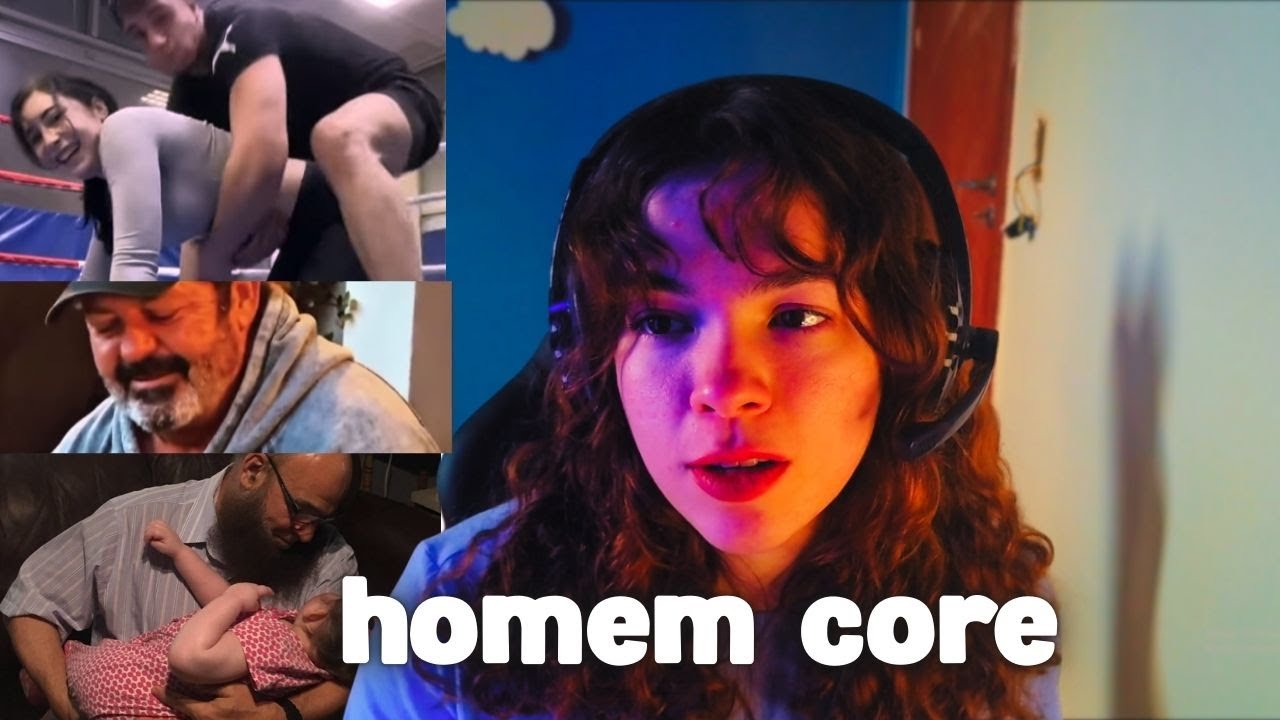reagindo ao homem core até chorar