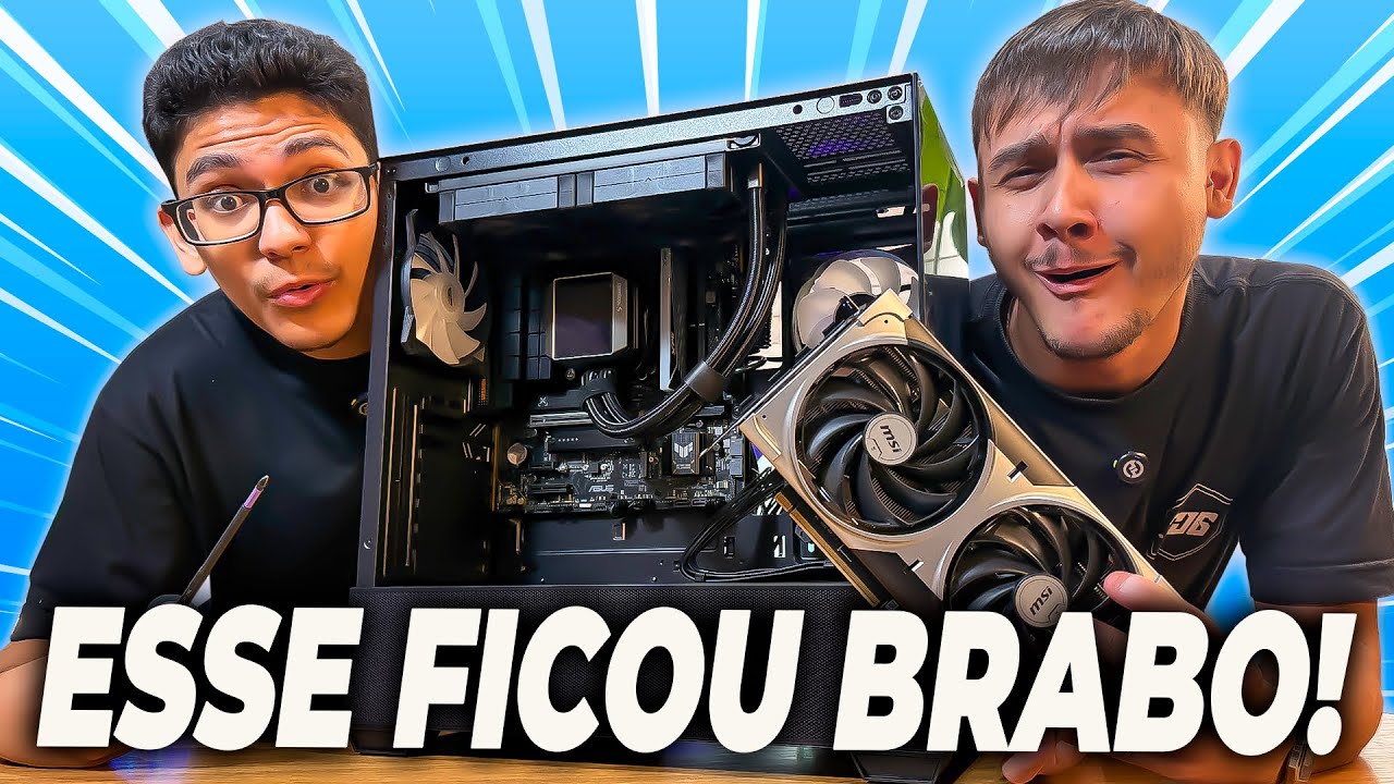 Montagem Completa do PC GAMER do cliente pra RODAR TUDO em 2025