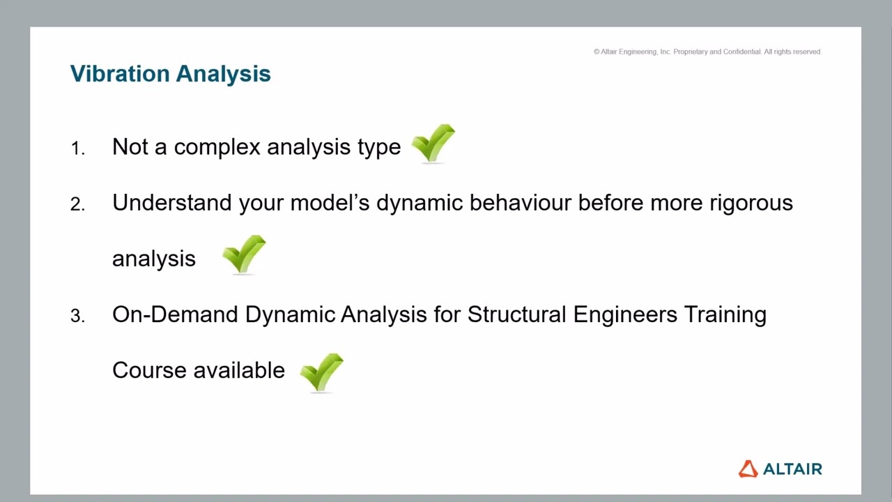 AEC Coffee Break Series Recording - Dynamic Analysis - Free Vibration Analysis
