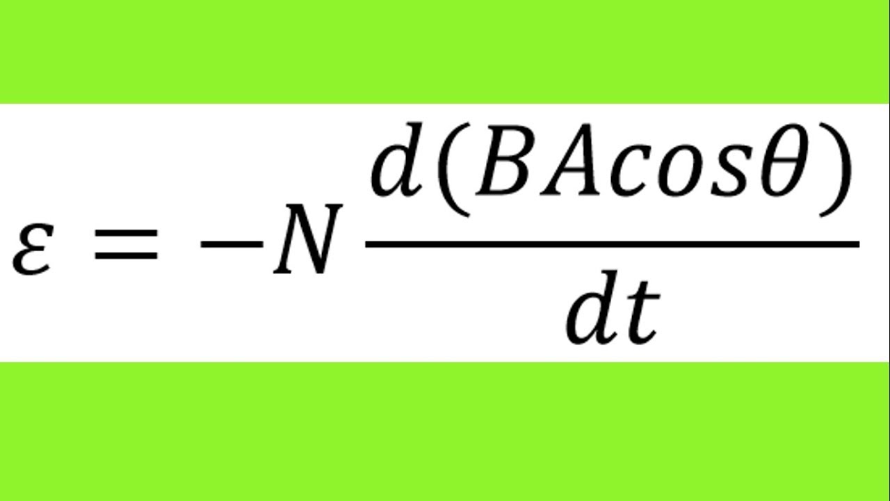 Ley de inducción de Faraday