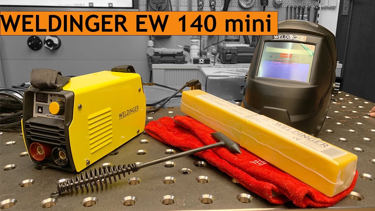 WELDINGER EW 140 mini | Das kleinste und handlichste  Elektroden- / WIG-schweißgerät auf dem Markt