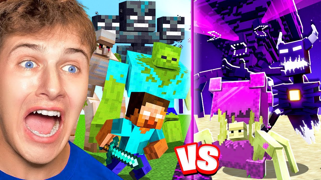 BeckBros React To OVERWORLD BOSSES vs ENDER BOSSES (tournament)