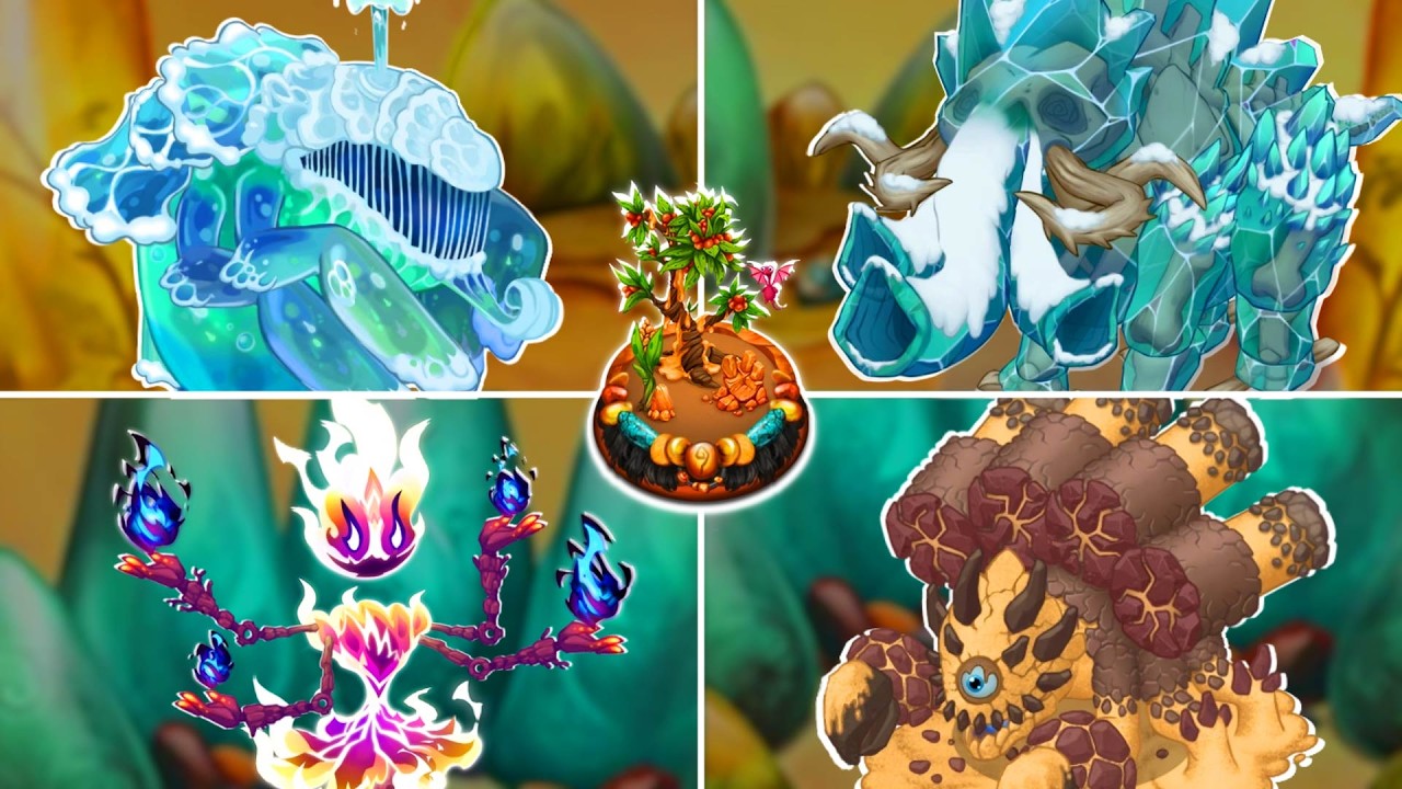 Amber Island - All New Monsters Sounds & Animations (5.3.1) | My Singing Monsters