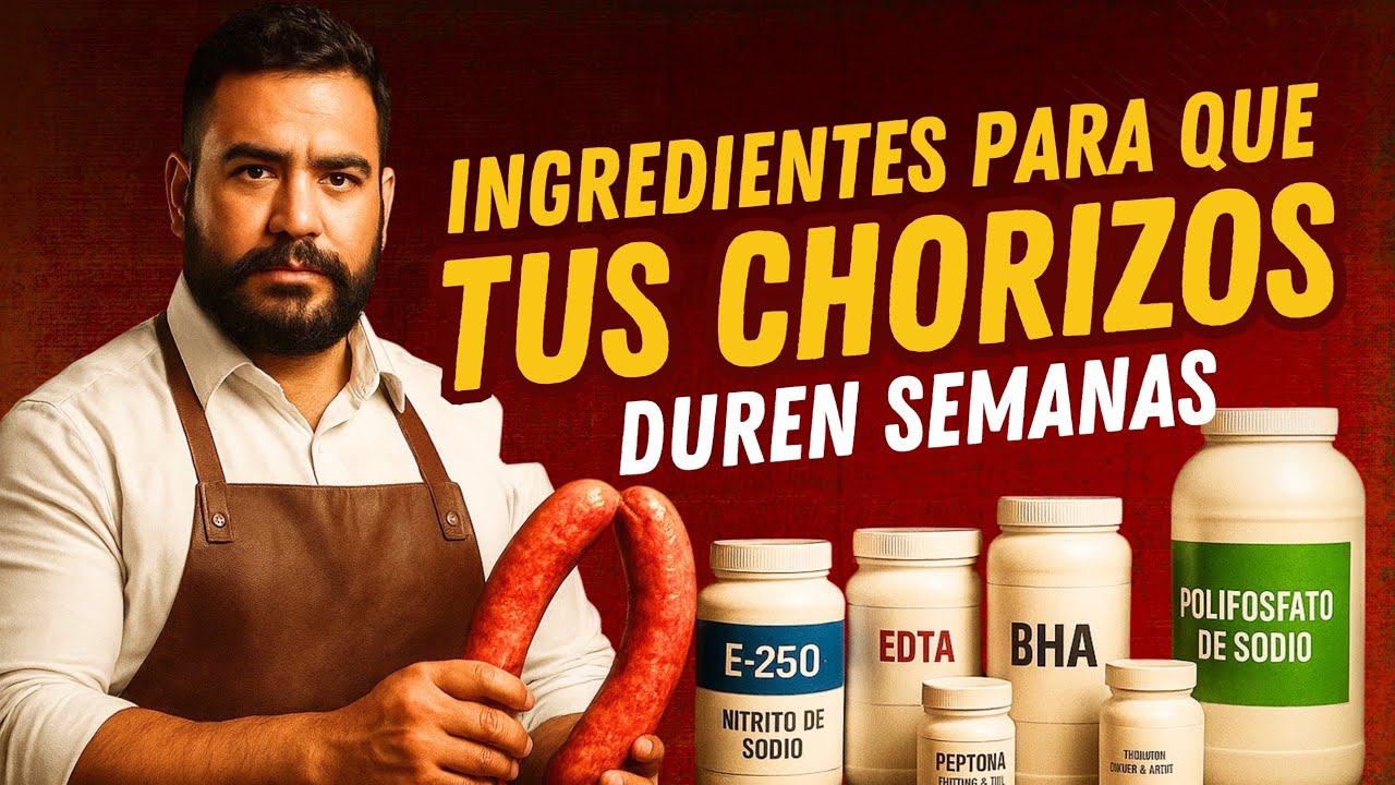 💥 10 ingredientes SECRETOS que usan las fábricas (y tú no) para hacer chorizos perfectos