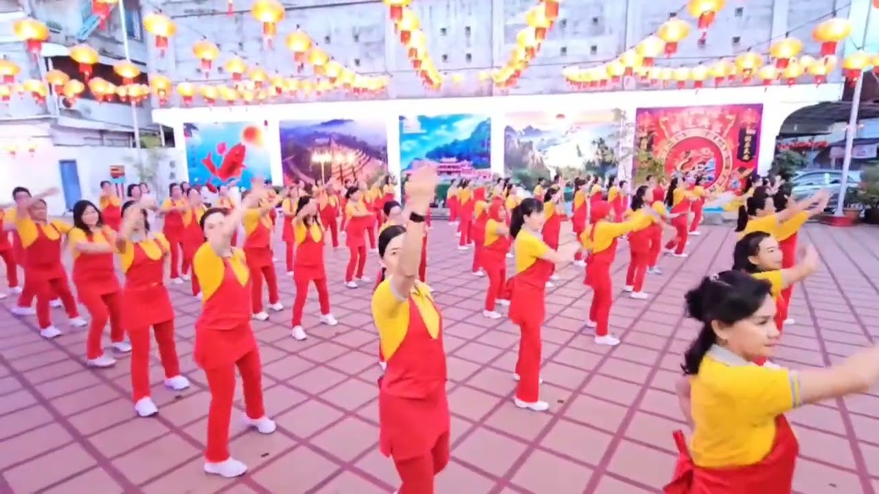 大地回春 Da Di Hui Chun -  CHOREO BY.Youk Yeeng Lee (MY) LINE DANCE (CRYSTAL SISTERS)