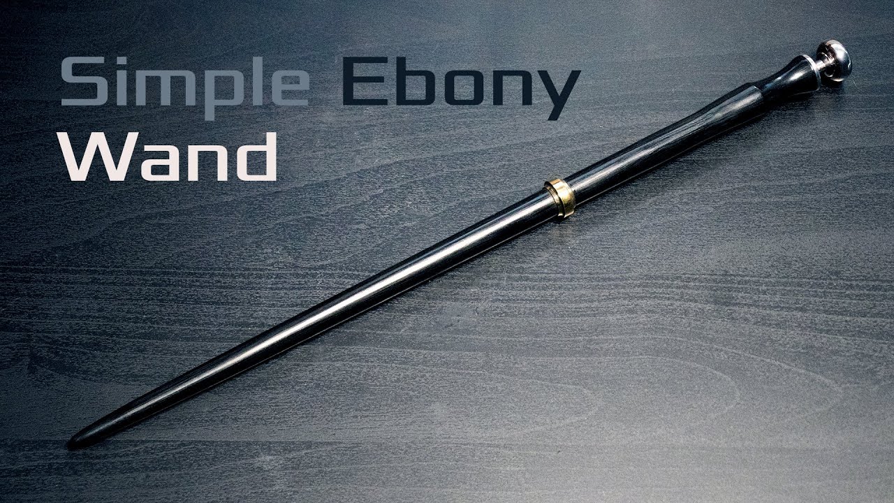 Simple DIY Ebony Wand