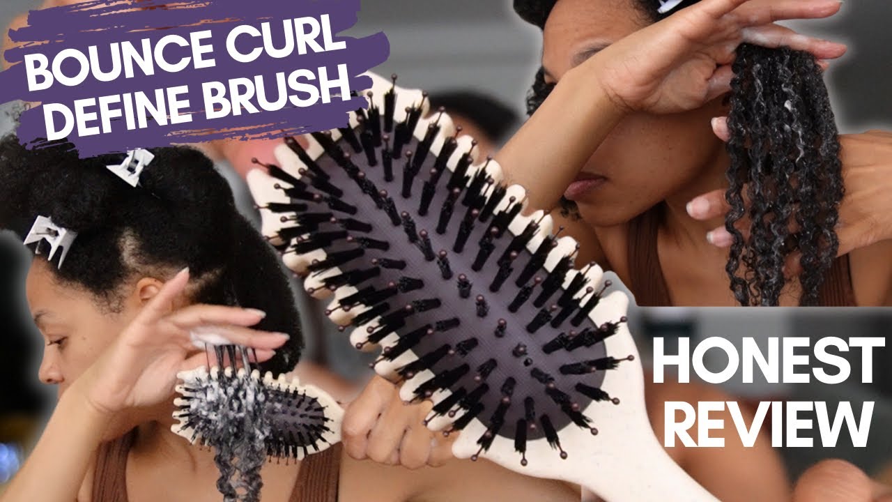 Testing the Bounce Curl Brush on My Type 4 Hair