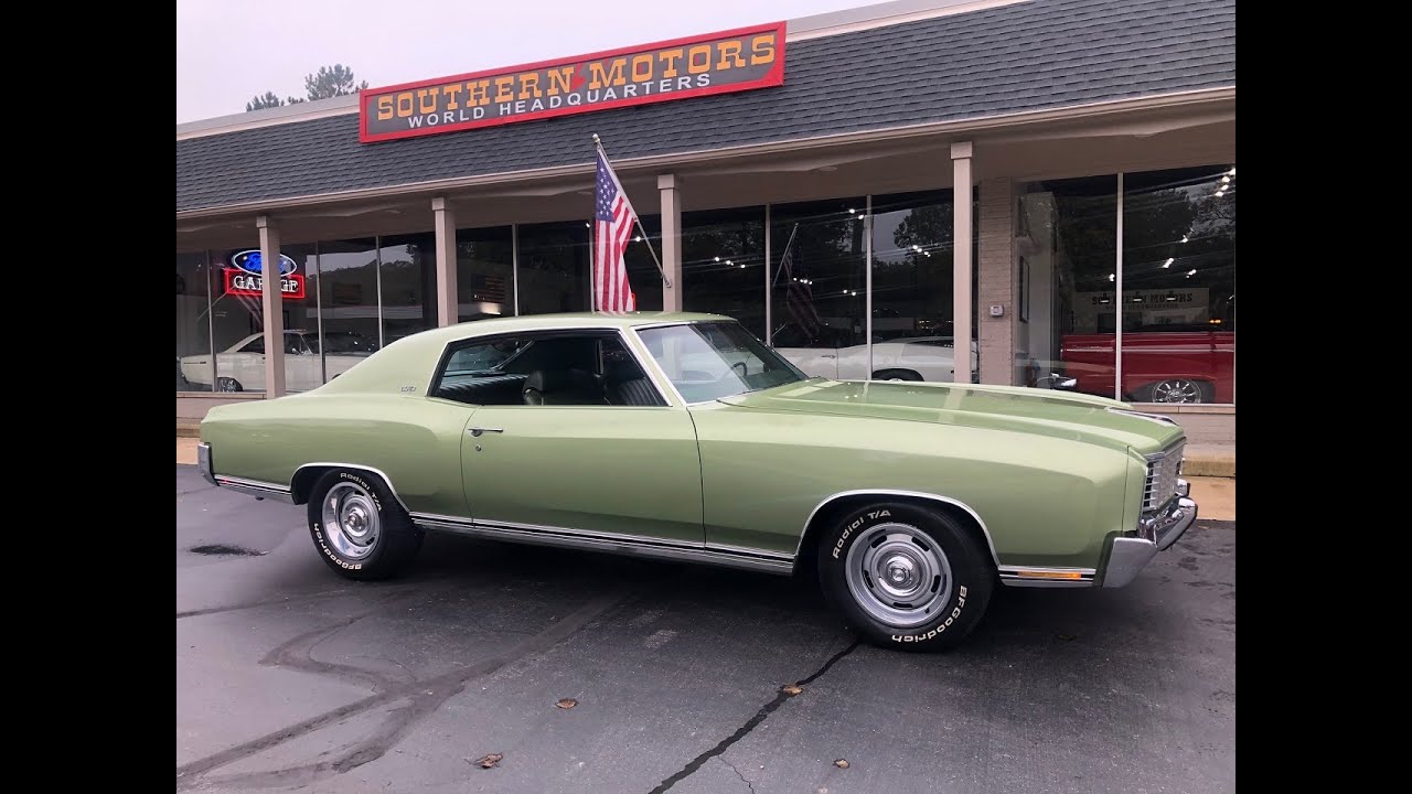1972 Chevrolet Monte Carlo $28,900.00
