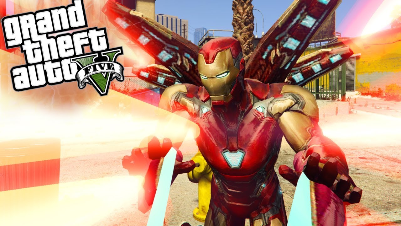 GTA V - MODS - O Novo SUPER HOMEM DE FERRO! ESPETACULAR!