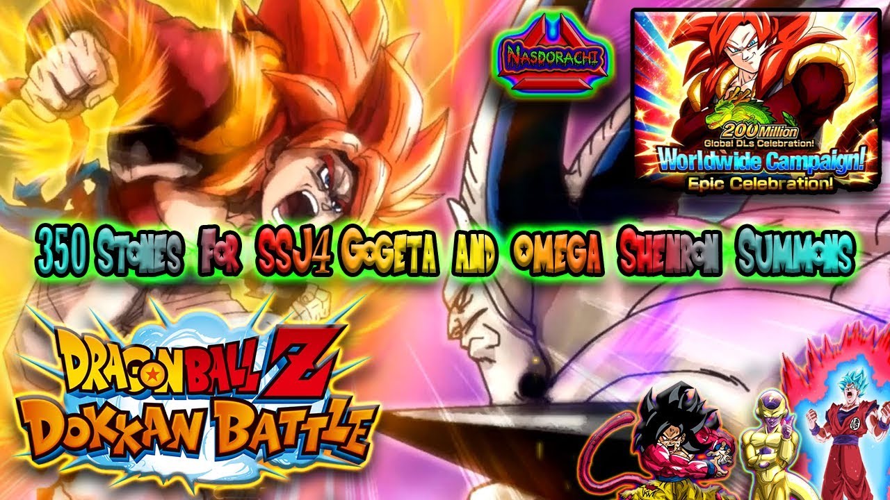 💥 DOKKAN SSJ4 GOGETA and OMEGA Summons - ANIME CUTSCENES on Banner Highlight pulls!  💥
