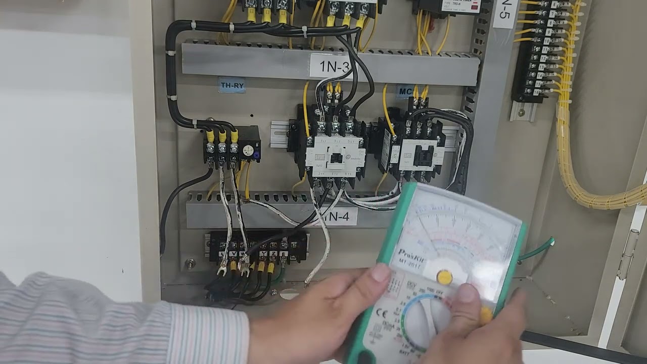 乙級室內配線－三相馬達極性判斷與測試