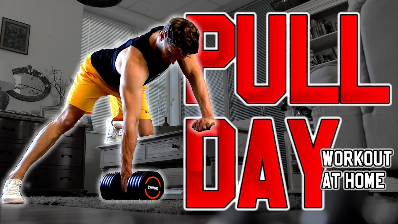 Ultimate PULL DAY Workout At Home | Build Muscle with Dumbbells Only Workout (TAURUS SelectaBell)