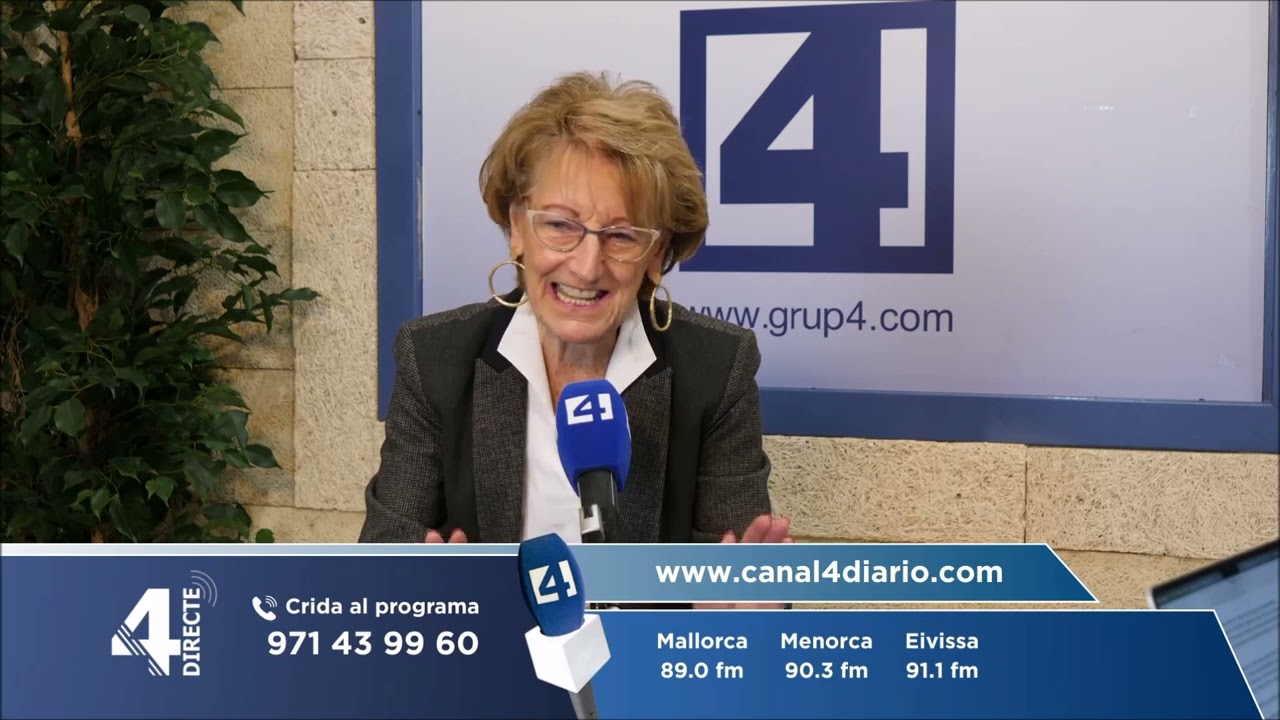 Kate Mentink, exconcejala de Calvià, condecorada con la Medalla del Imperio  Británico, en 4 Directe