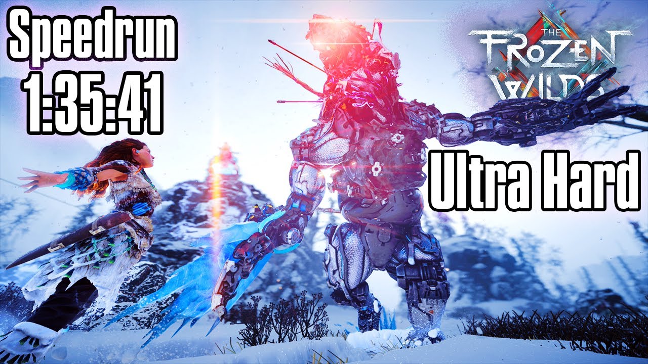 [World Record] Horizon Zero Dawn - Ultra Hard - The Frozen Wilds Speedrun in 1:35:41 (Any%, PS5)