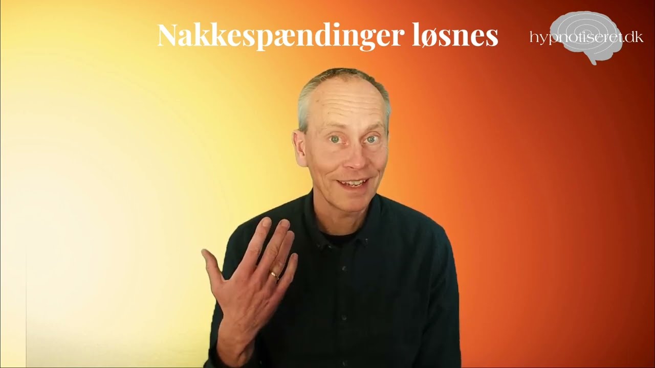 Prøv hypnose til at løsne nakkespændinger. Du guides gennem selvhypnose der løsner spændinger