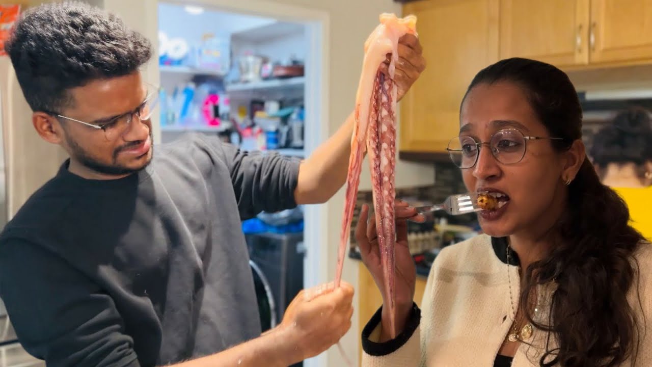 She Made Me Cook OCTOPUS 😭🐙 | Canada Vlog 133 | vlog 133