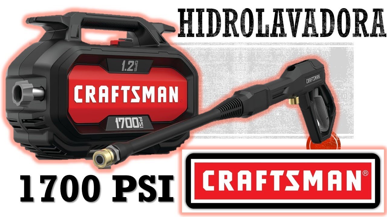 Hidrolavadora CRAFTSMAN || Lavadora Eléctrica a Presión