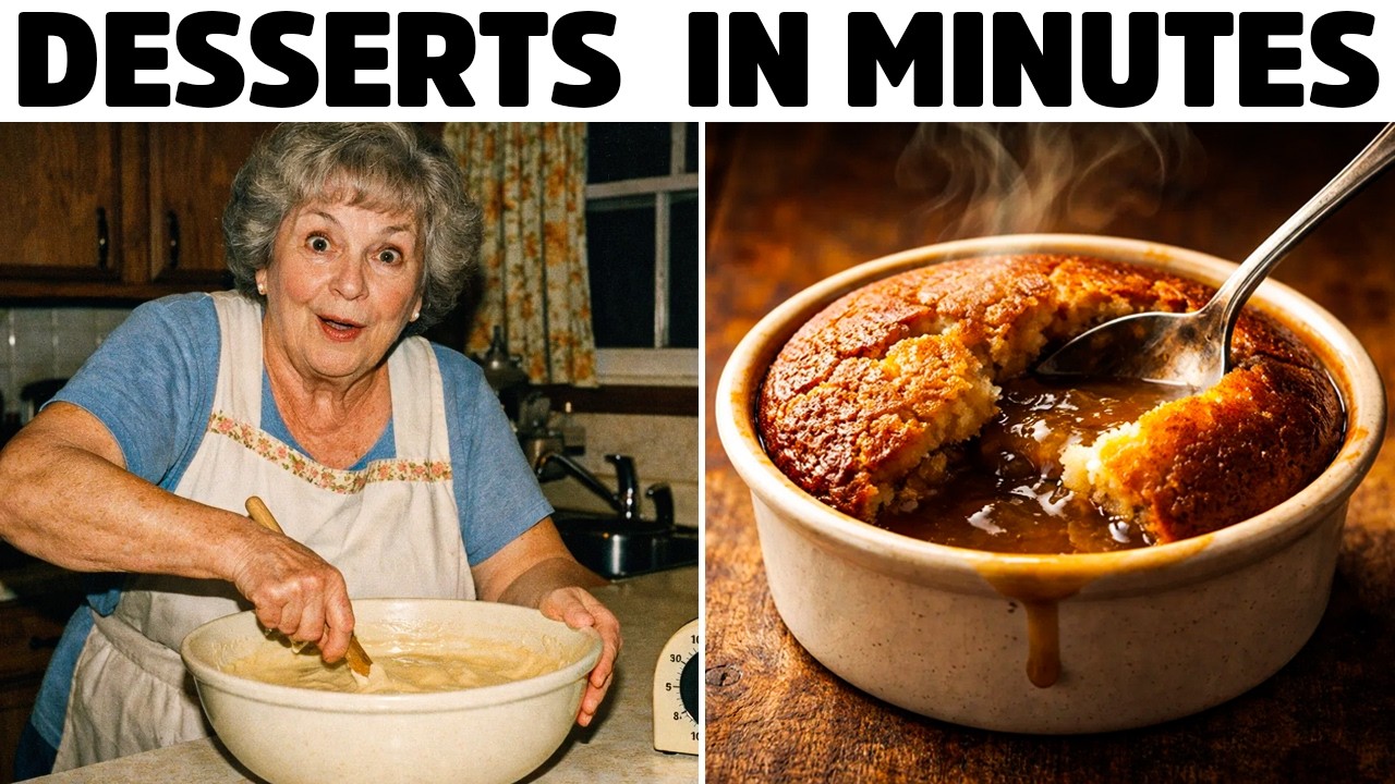 30 CHEAP 'One-Bowl' Vintage Desserts Seniors Can Make In 10 Minutes