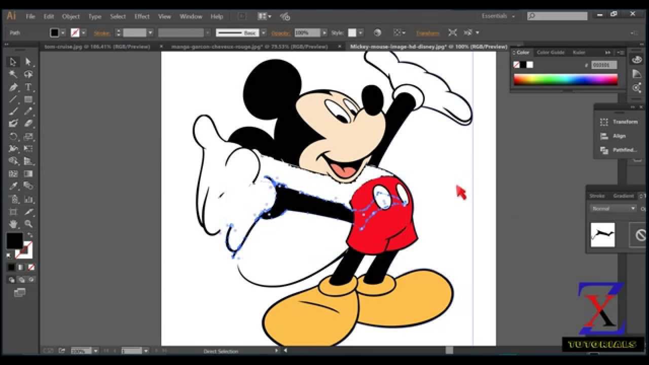 Convert a JPG, PNG illustration to an editable vector image