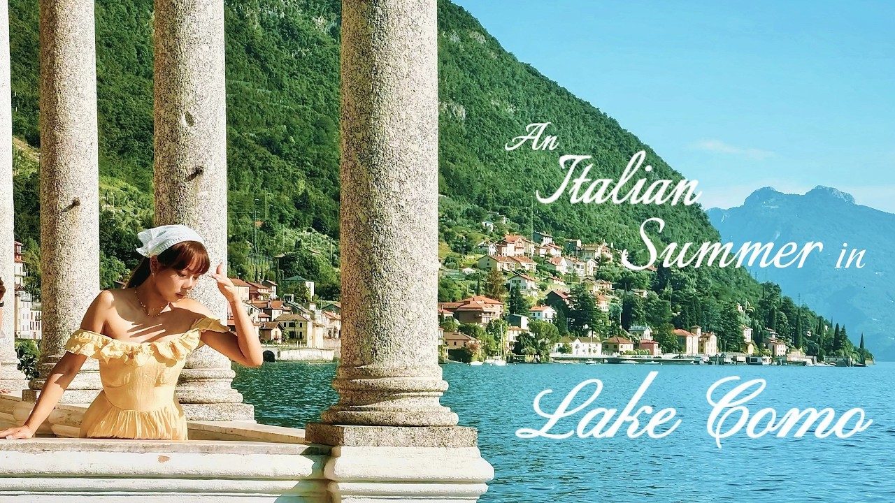 [VLOG] A day with me: summer in Lake Como, Italy |  夏日的義大利科莫湖