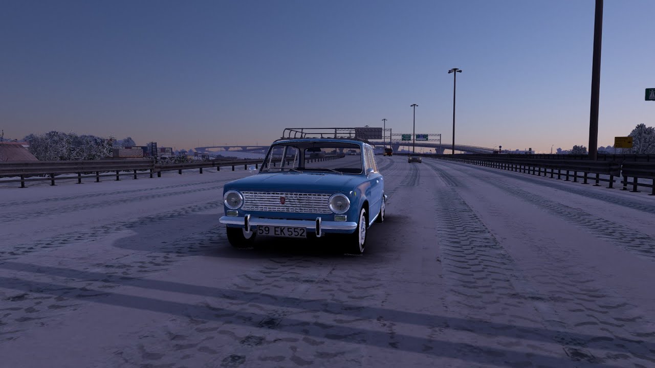 ETS2 Mods - Fiat 124 — Будущая копейка, которая могла быть лучше! #ets2 #car #mods