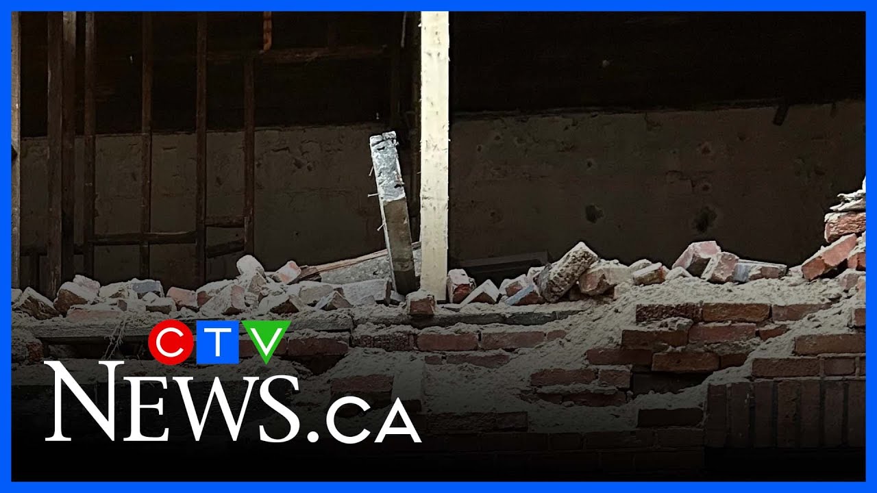Montreal tenants stranded after neighbouring building wall collapses