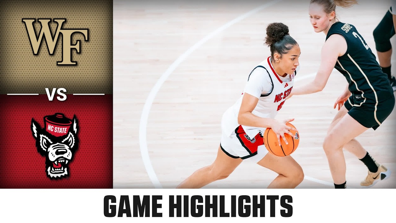 Wake Forest vs. NC State Game Highlights | 2025-26 ACC Women's Basketball