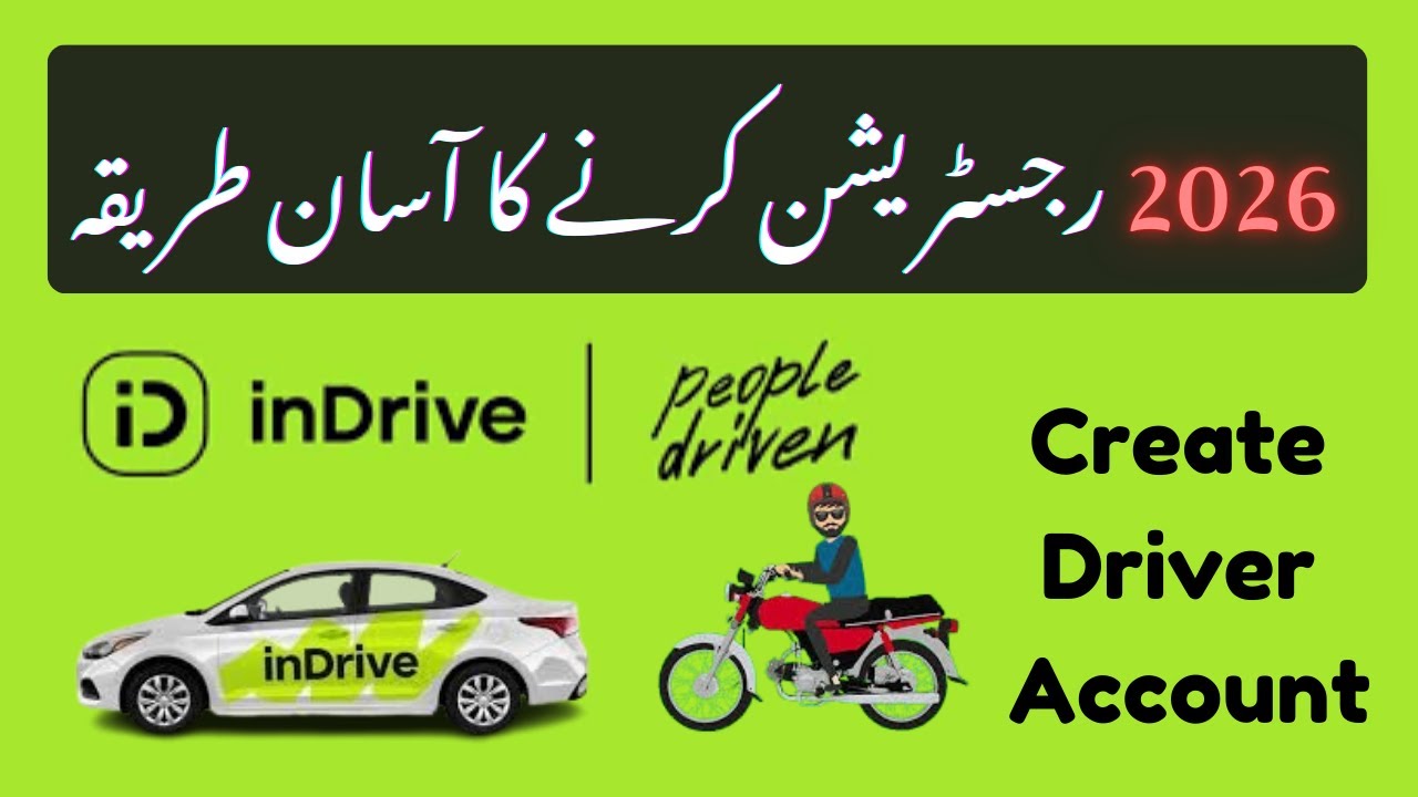 How to create indriver driver account / indrive registration process / indriver bike registration