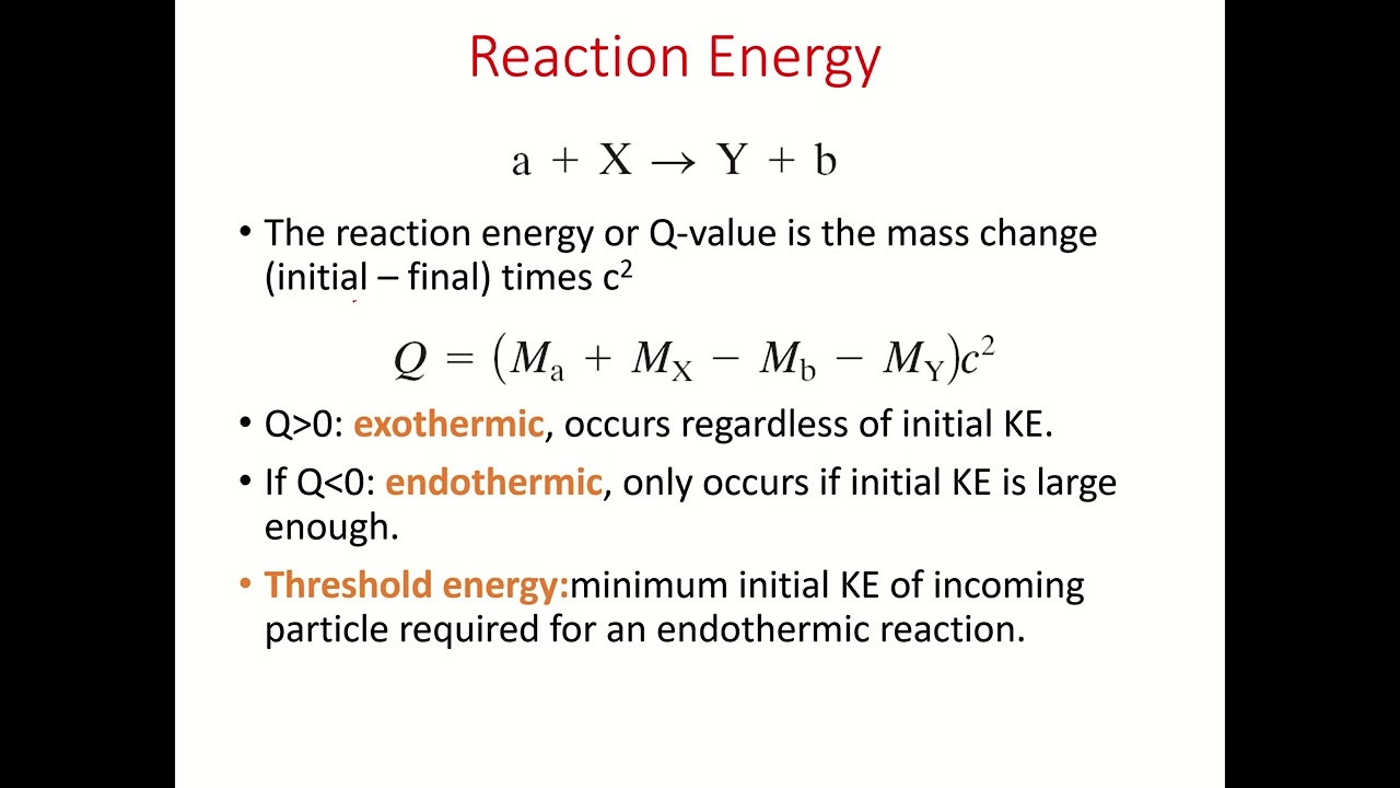 Calculating Q values for Nuclear Reactions